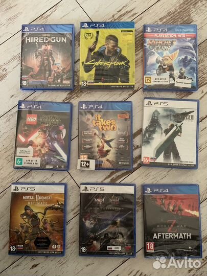 Игры на дисках для ps4 и ps5 на русском, обновлено