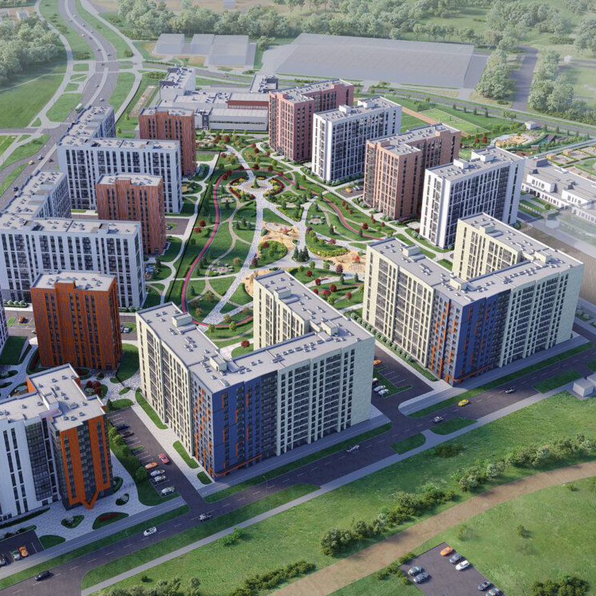 2-к. квартира, 58,6 м², 2/12 эт.