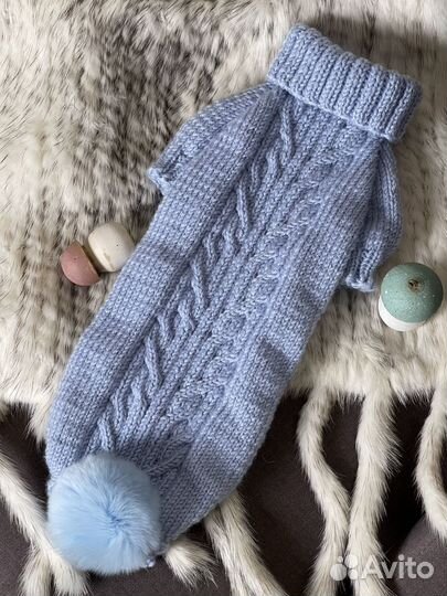 Одежда для собак. Вязаный свитер для собак