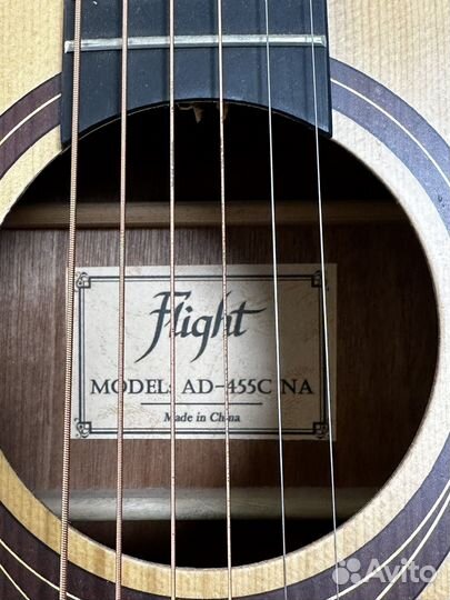 Акустическая гитара Flight AD-455C NA