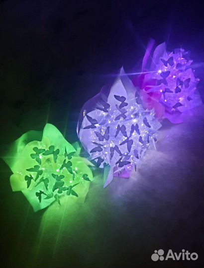 Букет из бабочек (светящийся)