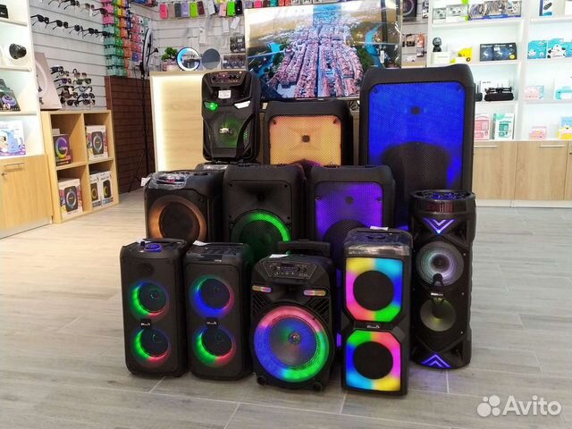 Блютуз колонки с микрофоном (новые,гарантия)