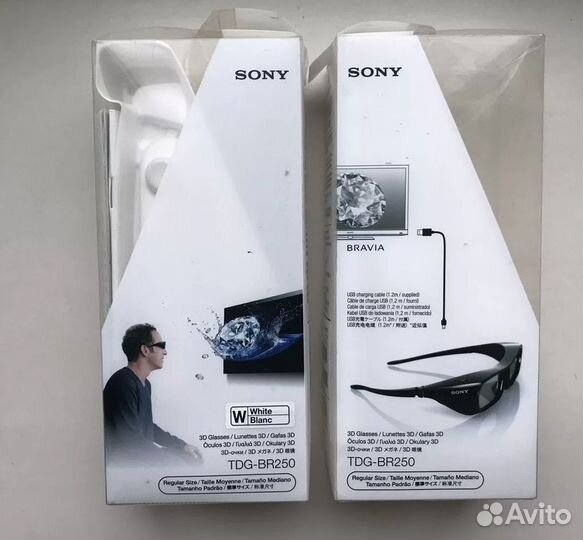 3D очки sony tdg-br250 для телевизора