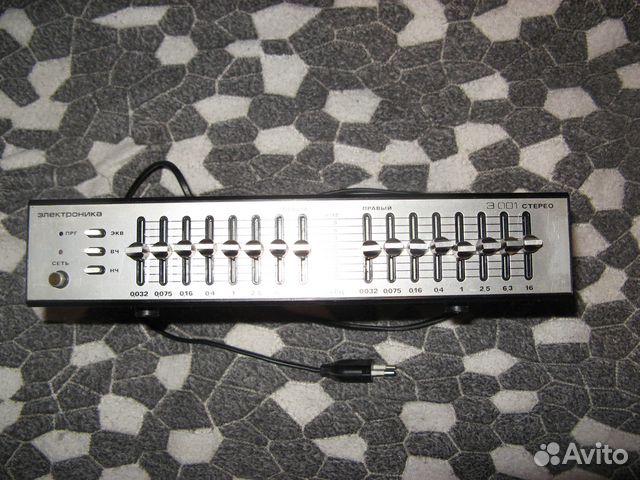 Эквалайзер электроника 001 купить в Санкт-Петербурге | Электроника | Авито