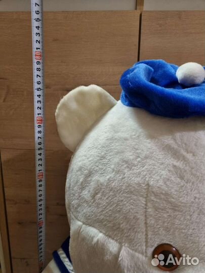 Мягкая игрушка медведь моряк 80 см