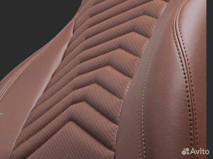 Чехлы Kia Rio c 2017г Эксклюзив экокожа