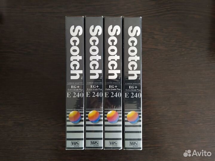 Видеокассеты новые Scotch E-240
