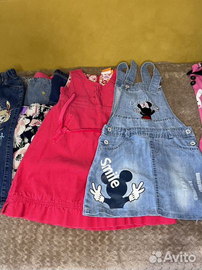 Детские вещи пакетом для девочек 104 110