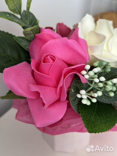 Букет из мыльных роз к 1 сентября