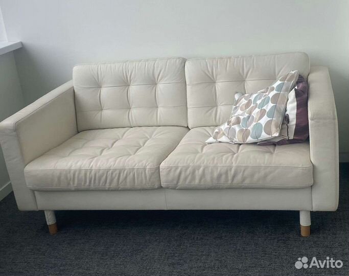 Кожаный диван IKEA бу