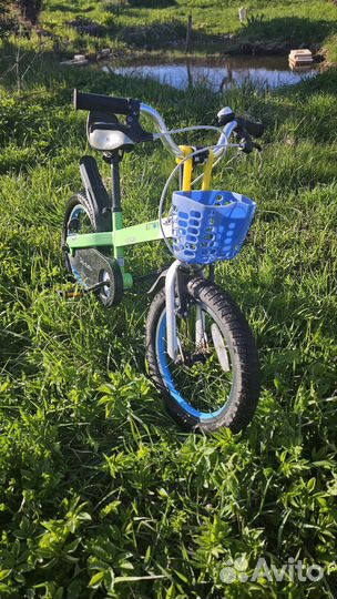 Велосипед детский, 16 дюймов, алюминий