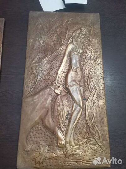 Картина медная чеканка