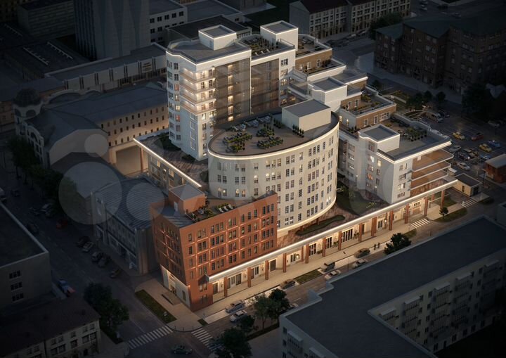 1-к. квартира, 51,8 м², 8/9 эт.