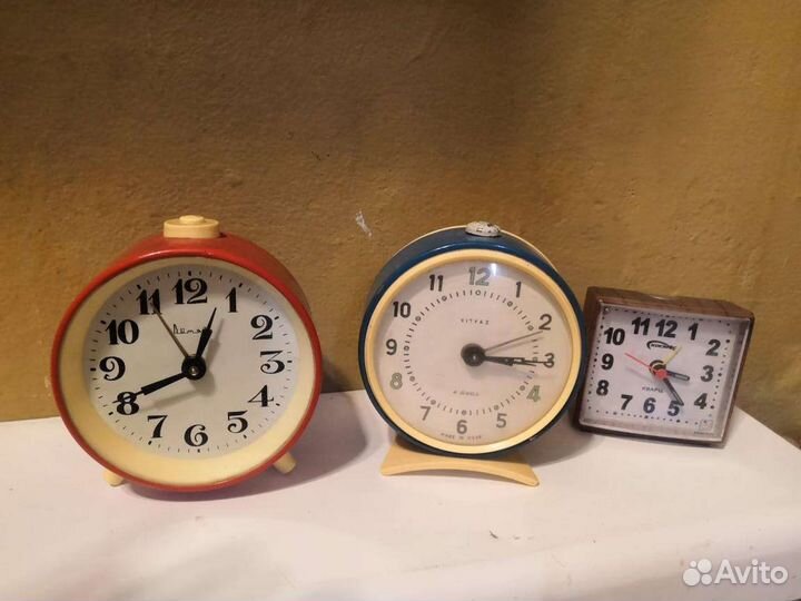 Будильники часы рабочие