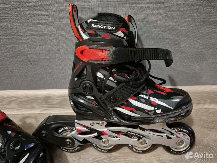 Роликовые Коньки детские раздвижные reaction