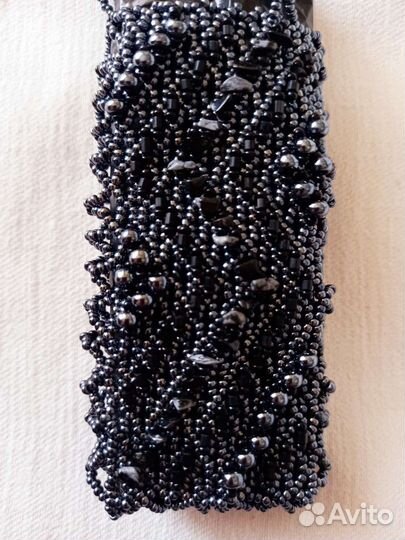 Сумочка футляр из бисера и бусин