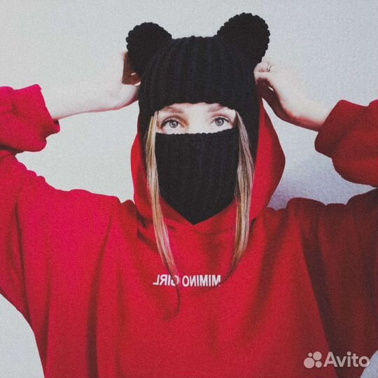 Балаклава вязаная ручной работы