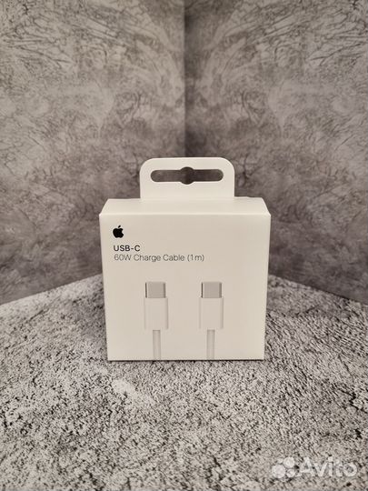 Кабель USB-C to USB-C Apple 1 метр (плетёный)