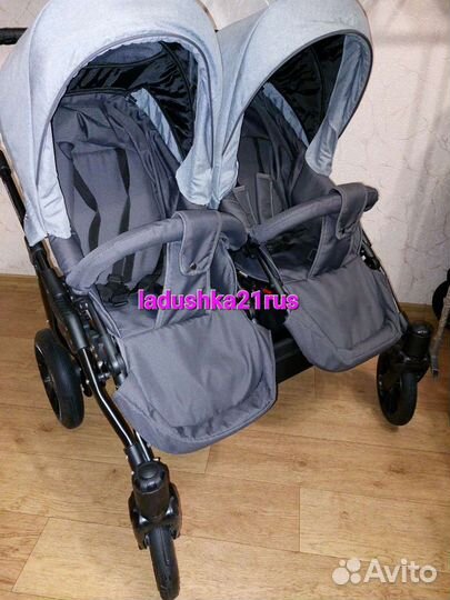 Коляска для двойни 2в1 Riko Saxo. ladushka21rus