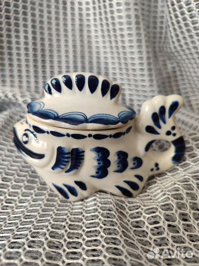 Гжель. Рыбка соусник