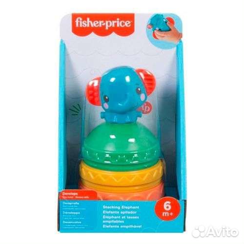 Пирамидка Fisher Price Слоник