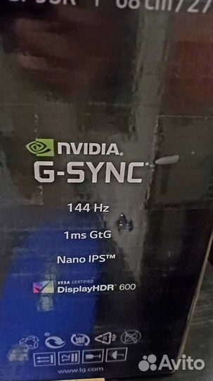 Монитор LG 27GP950B 4k. LG Oled 27