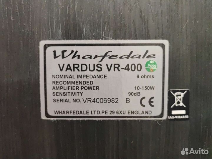 Акустические колонки wharfedale vardus vr400