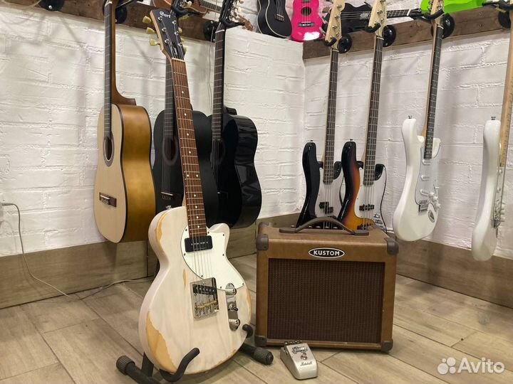 Электрогитара Cort Sunset tc новая (комплект)