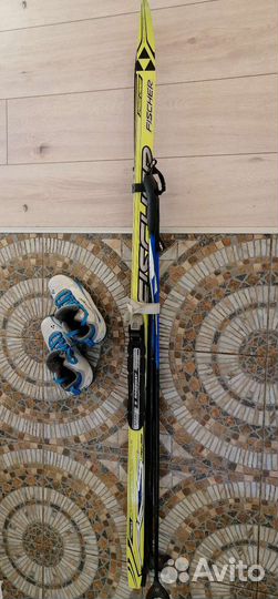 Лыжи беговые с ботинками