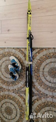 Лыжи беговые с ботинками