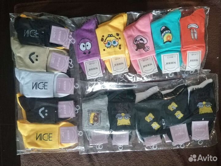 Носки с принтом