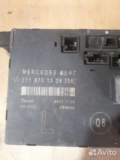 Блок управления двери 211 870 13 26 мерседес 211
