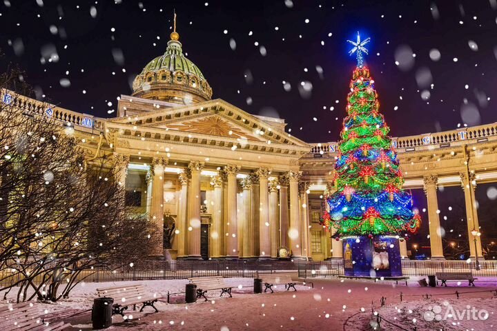 Новый год в Санкт-Петербурге, 4 дня