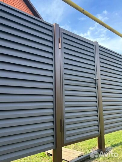 Забор жалюзи под заказ