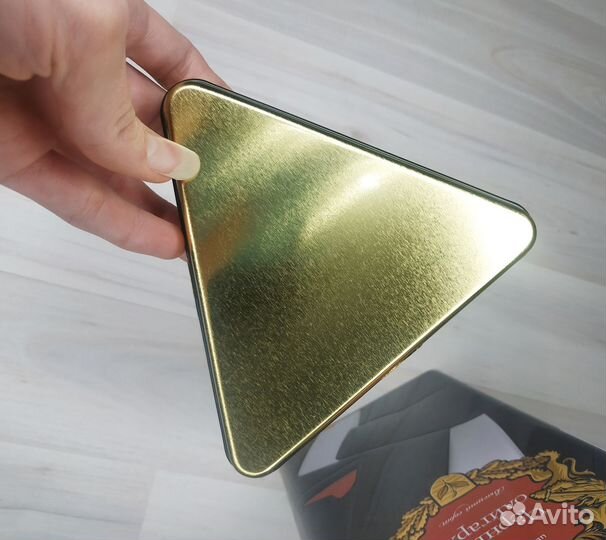 Железная коробка чайная большая