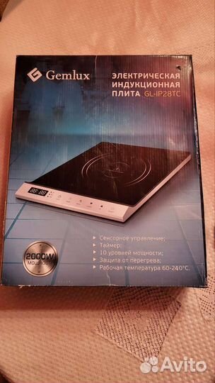 Плита gemlux gl-ip28tc