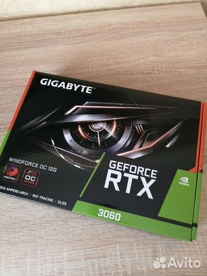 Видеокарта Gigabyte rtx 3060 12gb новая