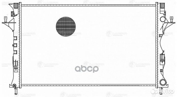 Радиатор renault laguna 01- охлаждения lrc0964