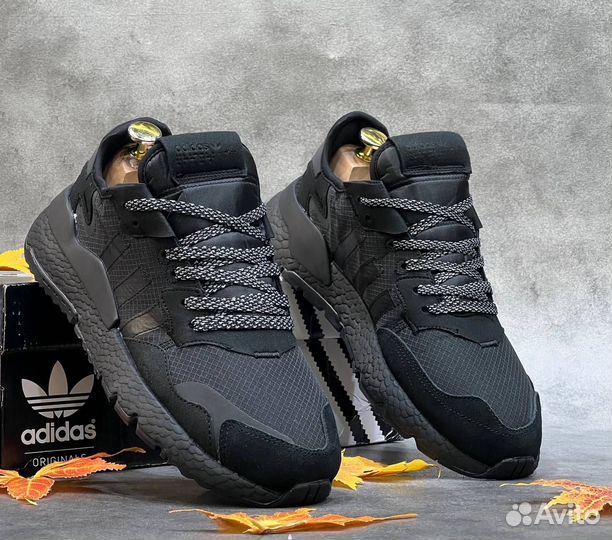 Adidas nite jogger чёрные разм. 41