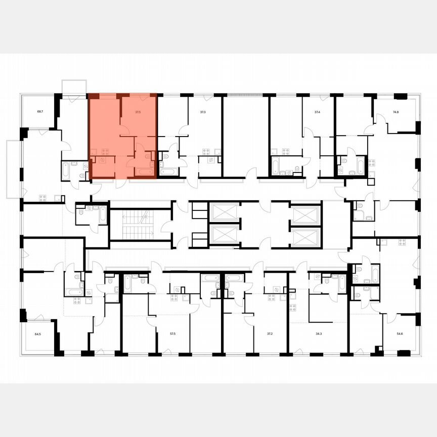 1-к. квартира, 37,5 м², 14/32 эт.