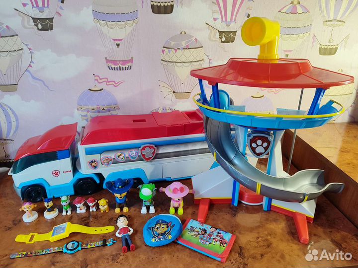 Щенячий патруль, база, патрулевоз и другие