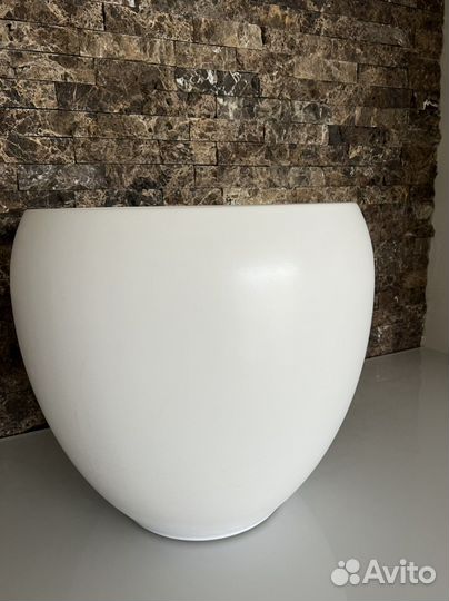 Ваза керамическая белая большая