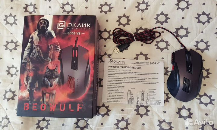 Игровая компьютерная мышь Oklick 805G v2 beowulf