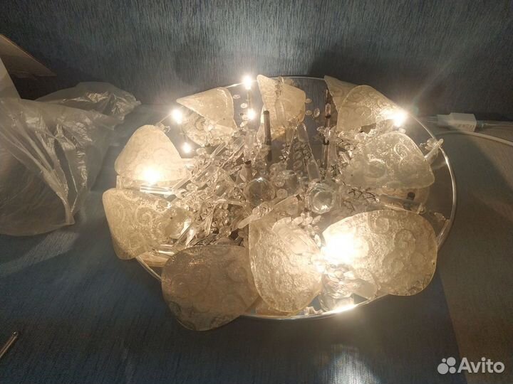 Люстра потолочная с пультом