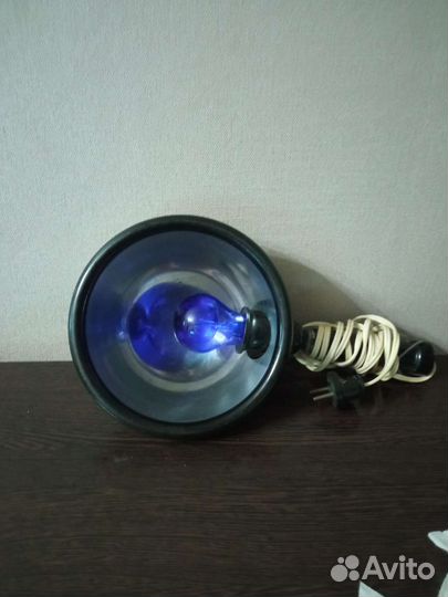 Синяя лампа для прогревания