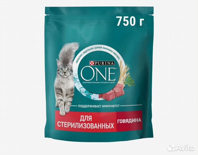 Purina one корм для кошек, корм Cesar для собак