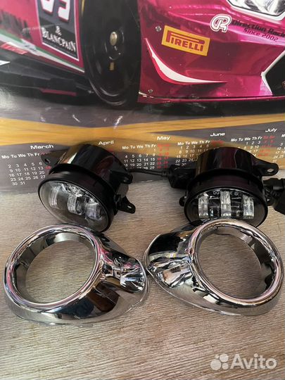 Птф на ford focus 3 70W с рамками