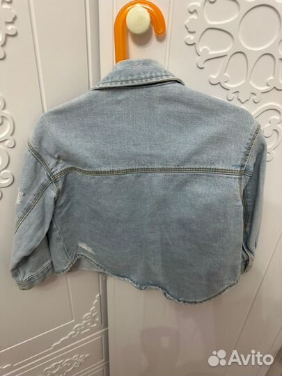 Джинсовая куртка для девочки zara