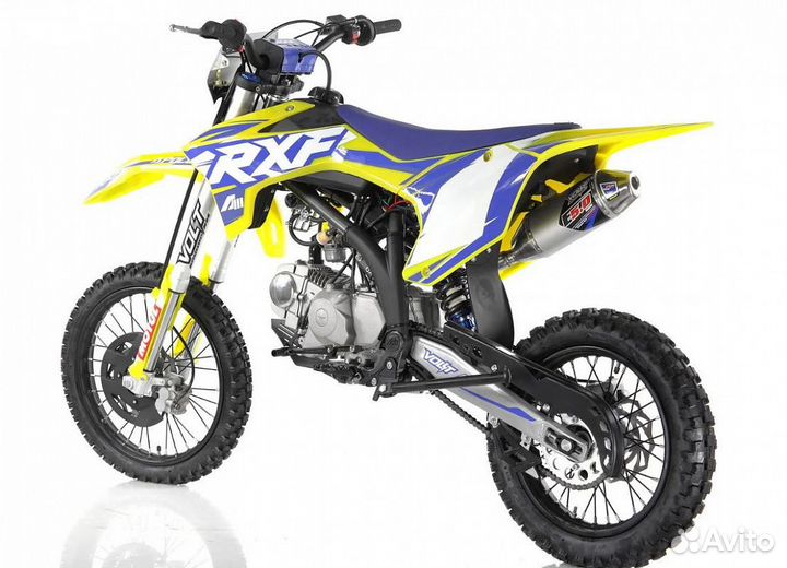 Питбайк apollo RXF freeride 125LE 17/14 желтый