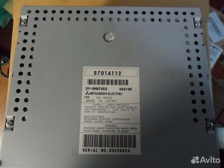 Магнитола штатная Mitsubishi Pajero 4/ Montero 4